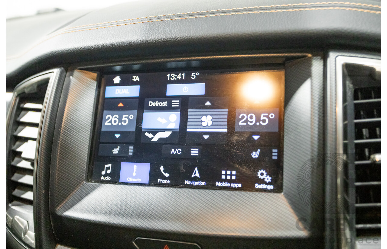 01/2018 Ford Ranger WILDTRAK 3.2 (4x4) PX MKII MY18 Dual Cab P/Up Shadow Black Turbo Diesel 3.2L