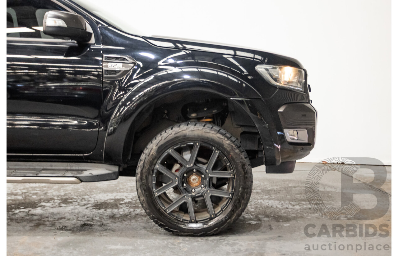 01/2018 Ford Ranger WILDTRAK 3.2 (4x4) PX MKII MY18 Dual Cab P/Up Shadow Black Turbo Diesel 3.2L