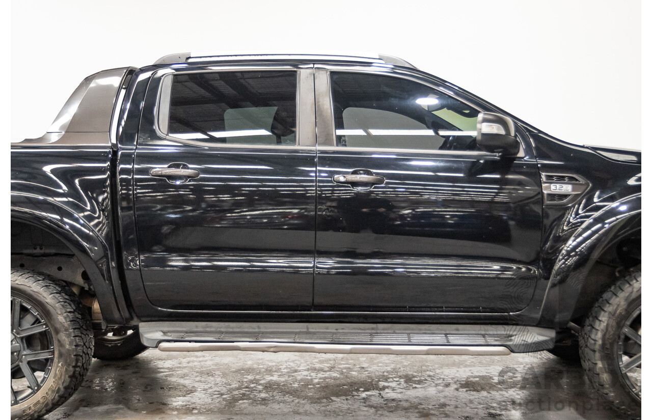 01/2018 Ford Ranger WILDTRAK 3.2 (4x4) PX MKII MY18 Dual Cab P/Up Shadow Black Turbo Diesel 3.2L