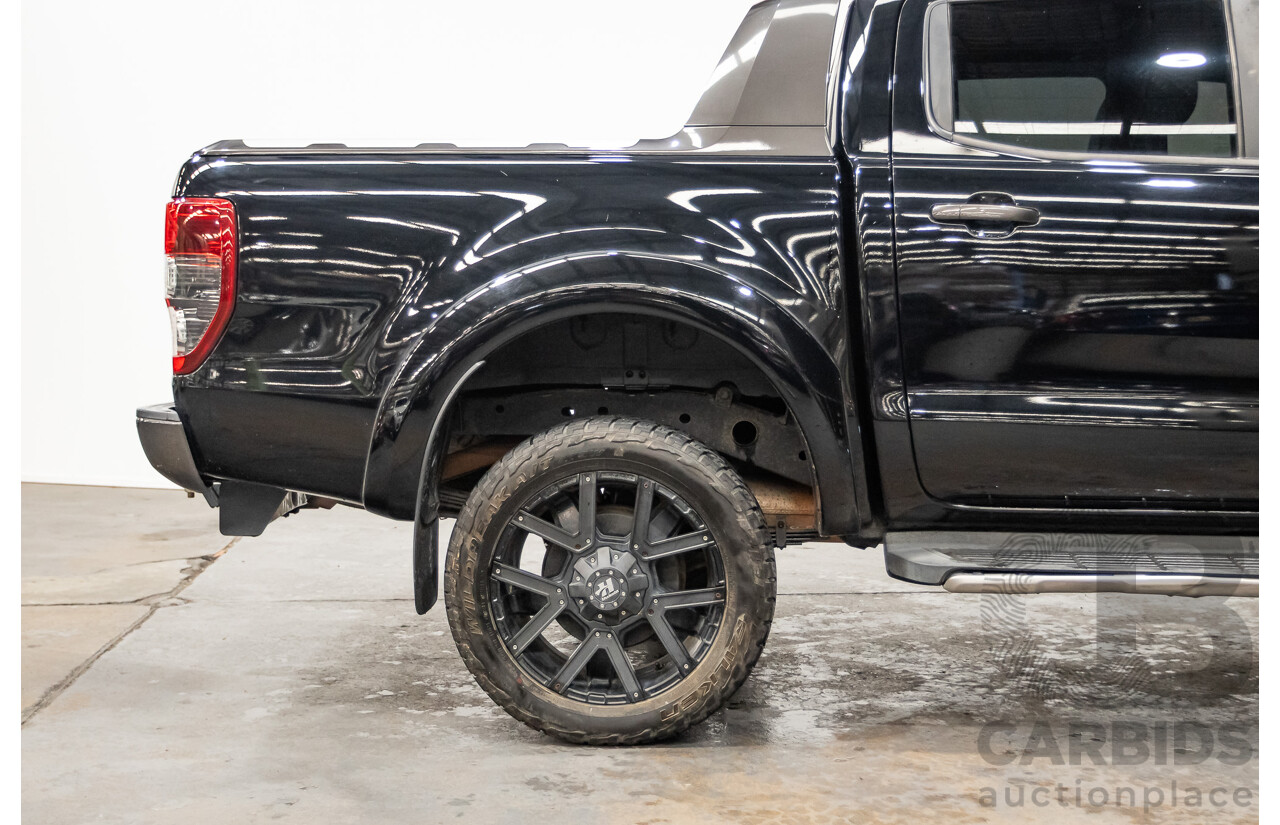 01/2018 Ford Ranger WILDTRAK 3.2 (4x4) PX MKII MY18 Dual Cab P/Up Shadow Black Turbo Diesel 3.2L