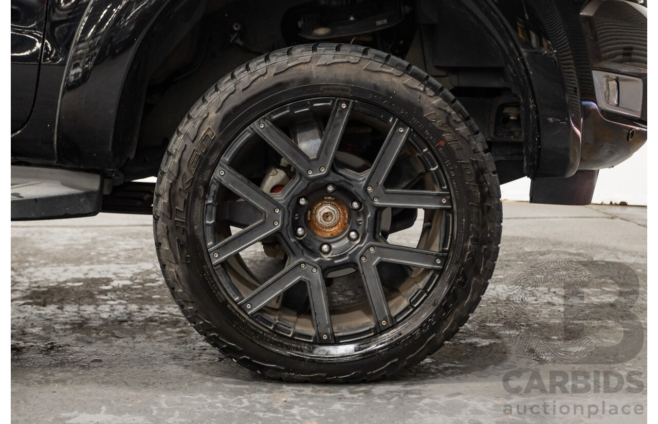 01/2018 Ford Ranger WILDTRAK 3.2 (4x4) PX MKII MY18 Dual Cab P/Up Shadow Black Turbo Diesel 3.2L