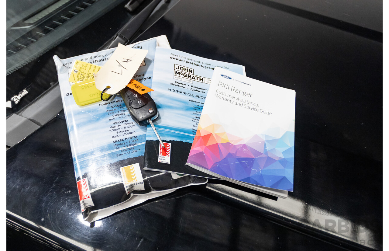 01/2018 Ford Ranger WILDTRAK 3.2 (4x4) PX MKII MY18 Dual Cab P/Up Shadow Black Turbo Diesel 3.2L