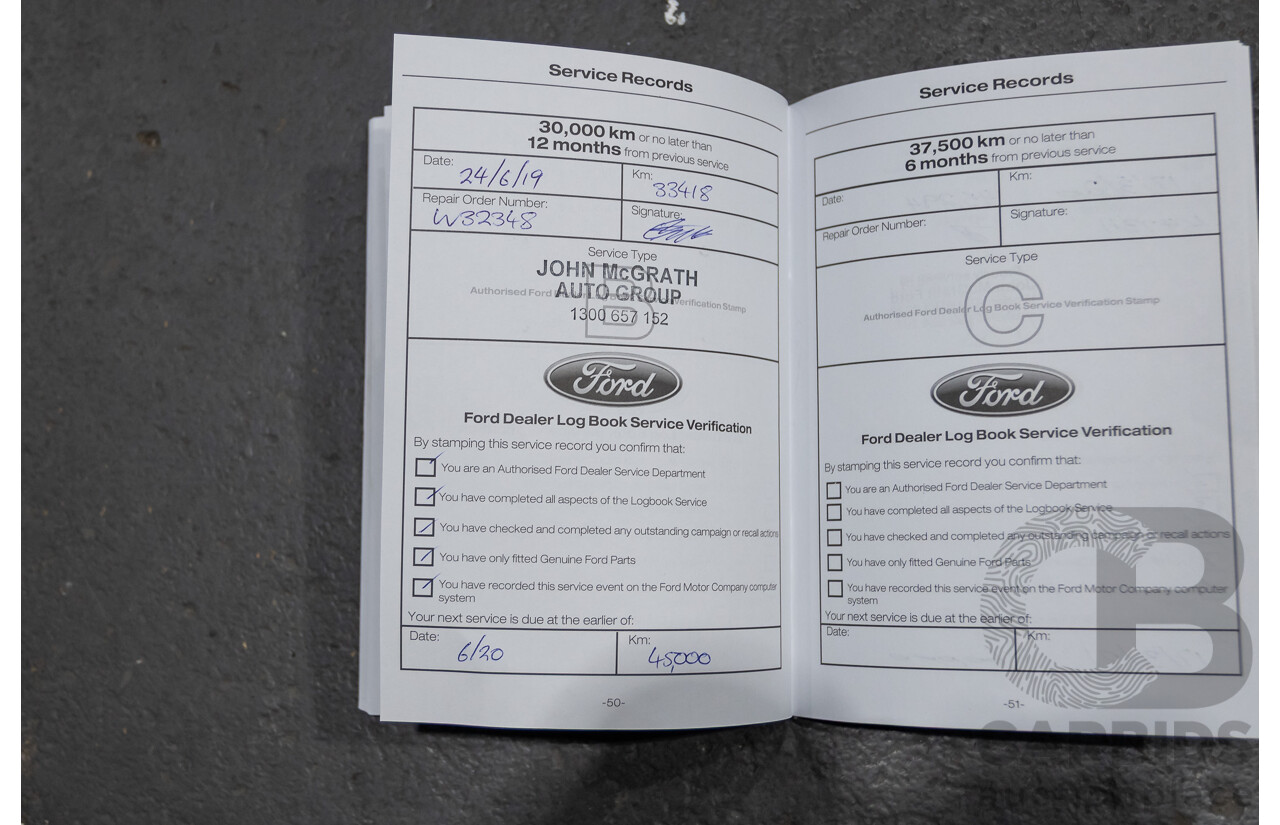 01/2018 Ford Ranger WILDTRAK 3.2 (4x4) PX MKII MY18 Dual Cab P/Up Shadow Black Turbo Diesel 3.2L