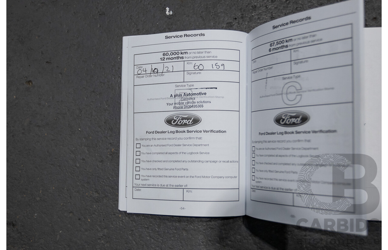 01/2018 Ford Ranger WILDTRAK 3.2 (4x4) PX MKII MY18 Dual Cab P/Up Shadow Black Turbo Diesel 3.2L