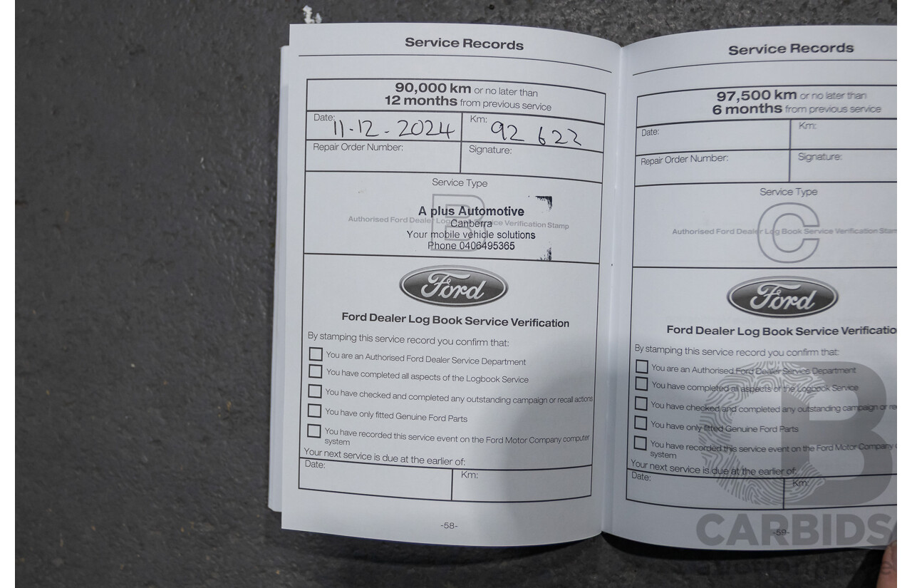 01/2018 Ford Ranger WILDTRAK 3.2 (4x4) PX MKII MY18 Dual Cab P/Up Shadow Black Turbo Diesel 3.2L