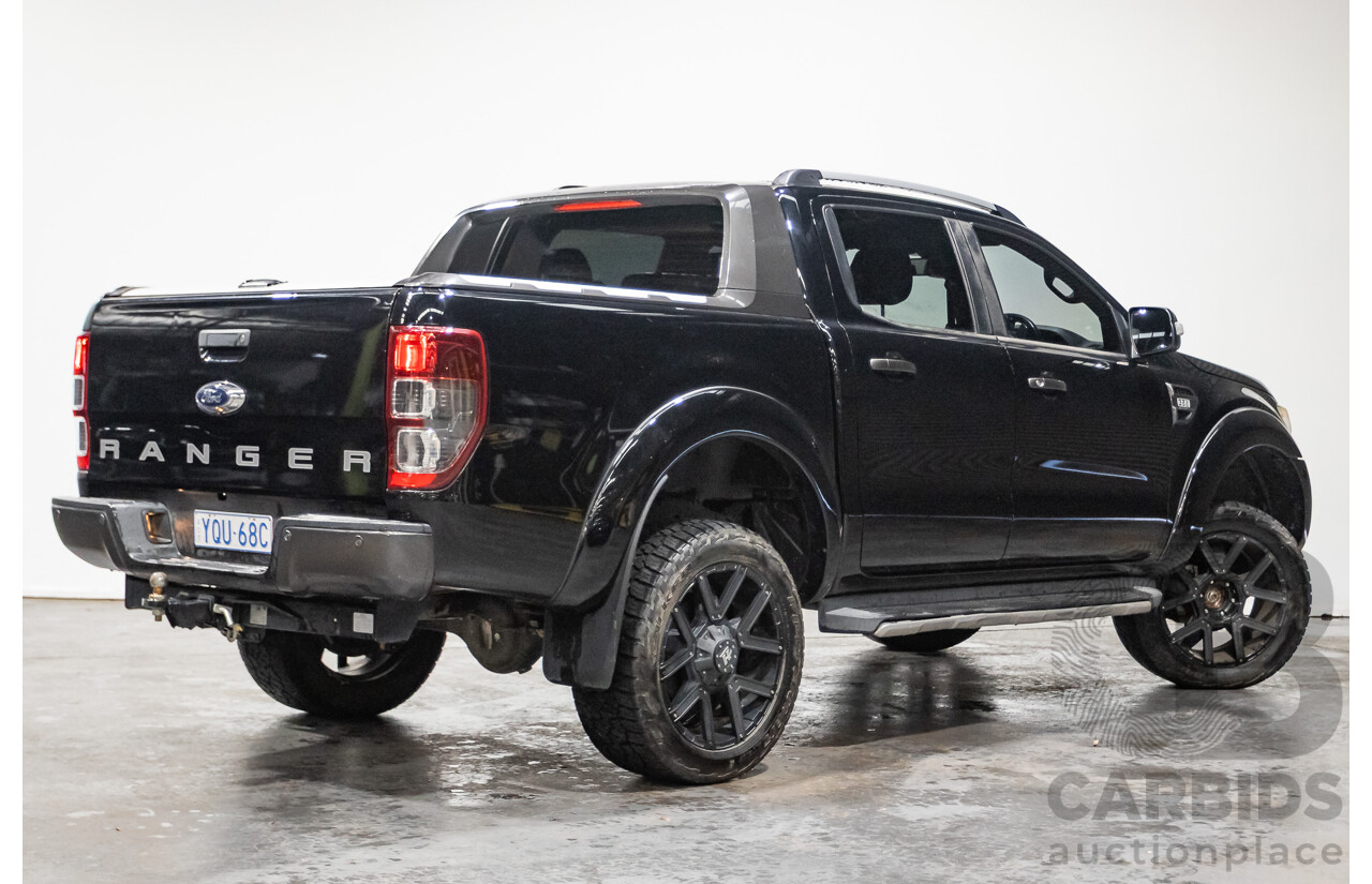 01/2018 Ford Ranger WILDTRAK 3.2 (4x4) PX MKII MY18 Dual Cab P/Up Shadow Black Turbo Diesel 3.2L
