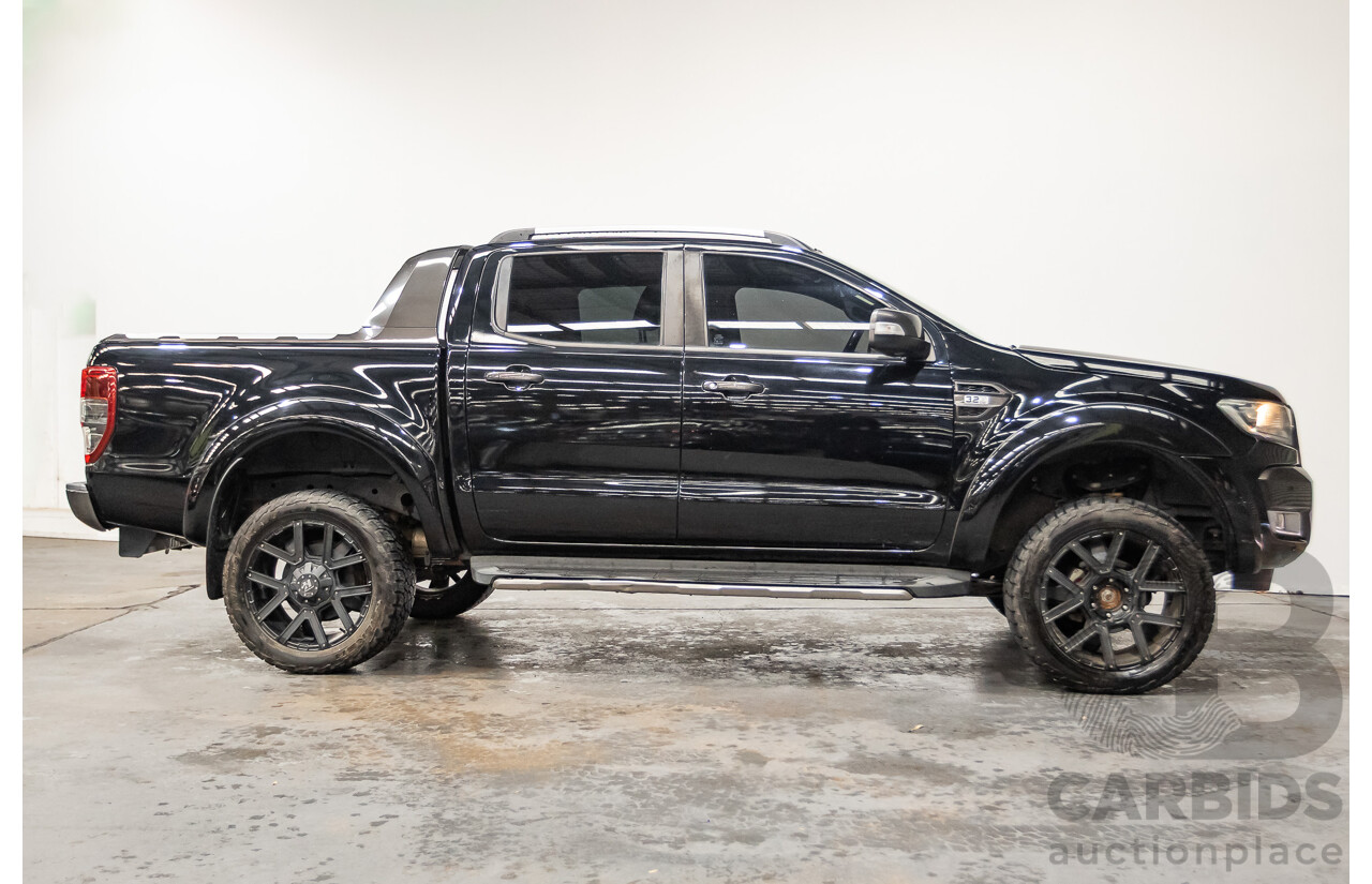 01/2018 Ford Ranger WILDTRAK 3.2 (4x4) PX MKII MY18 Dual Cab P/Up Shadow Black Turbo Diesel 3.2L