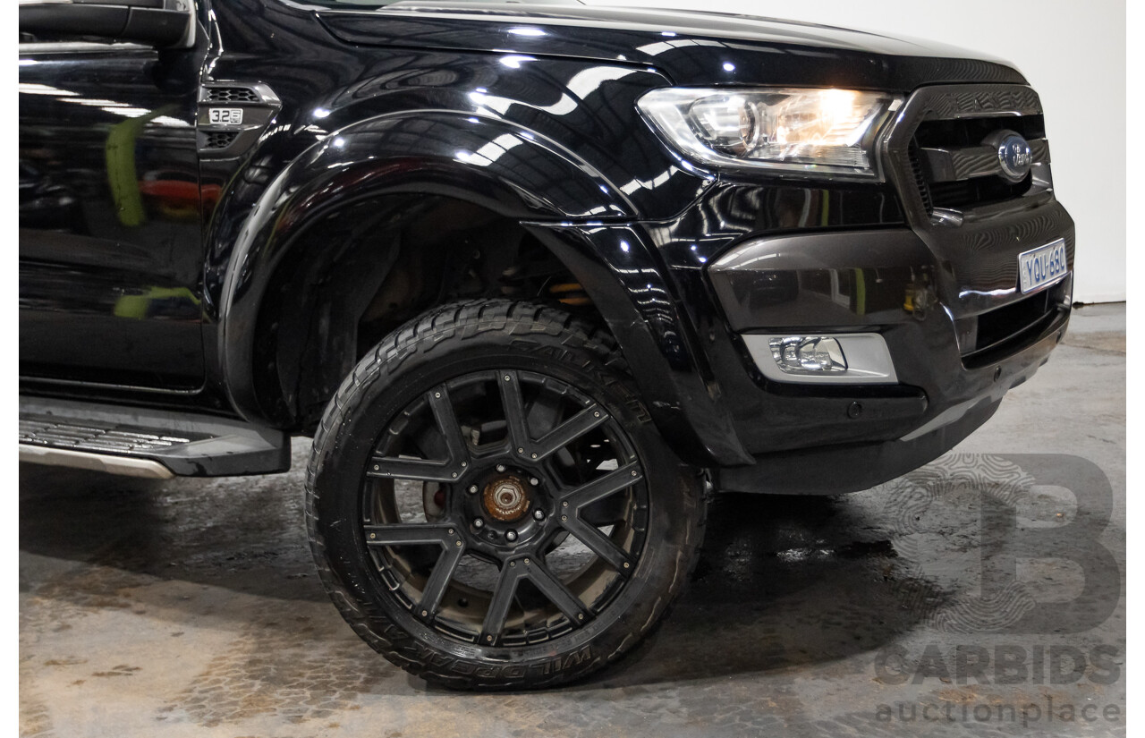 01/2018 Ford Ranger WILDTRAK 3.2 (4x4) PX MKII MY18 Dual Cab P/Up Shadow Black Turbo Diesel 3.2L