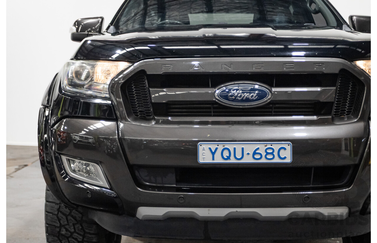 01/2018 Ford Ranger WILDTRAK 3.2 (4x4) PX MKII MY18 Dual Cab P/Up Shadow Black Turbo Diesel 3.2L