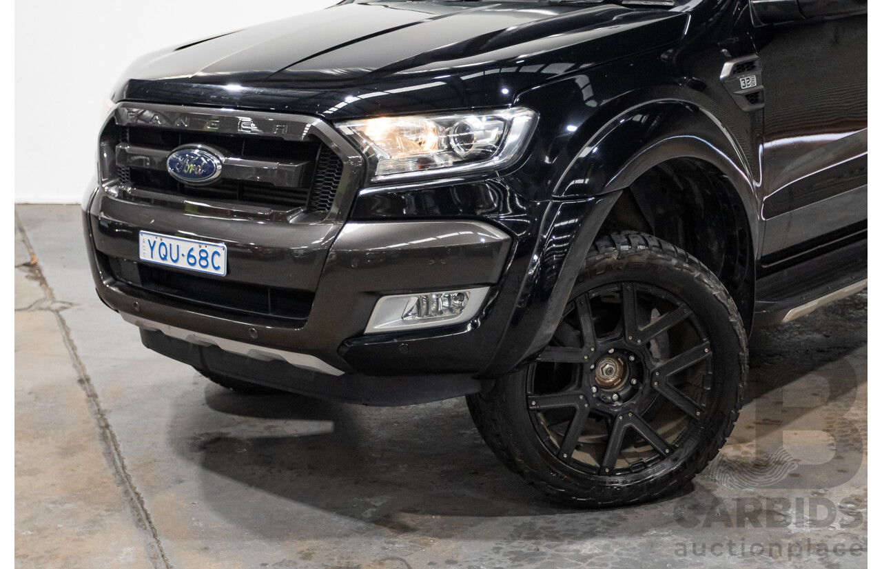 01/2018 Ford Ranger WILDTRAK 3.2 (4x4) PX MKII MY18 Dual Cab P/Up Shadow Black Turbo Diesel 3.2L