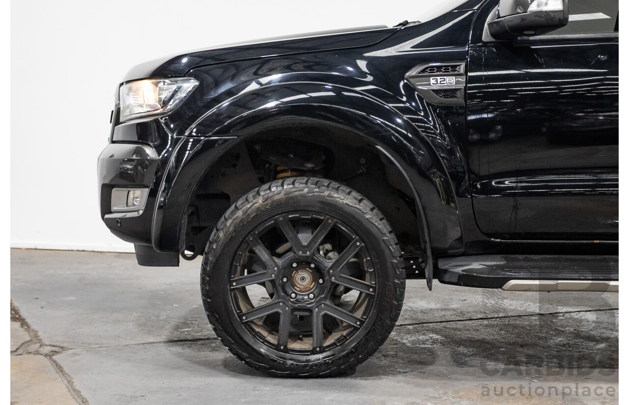 01/2018 Ford Ranger WILDTRAK 3.2 (4x4) PX MKII MY18 Dual Cab P/Up Shadow Black Turbo Diesel 3.2L