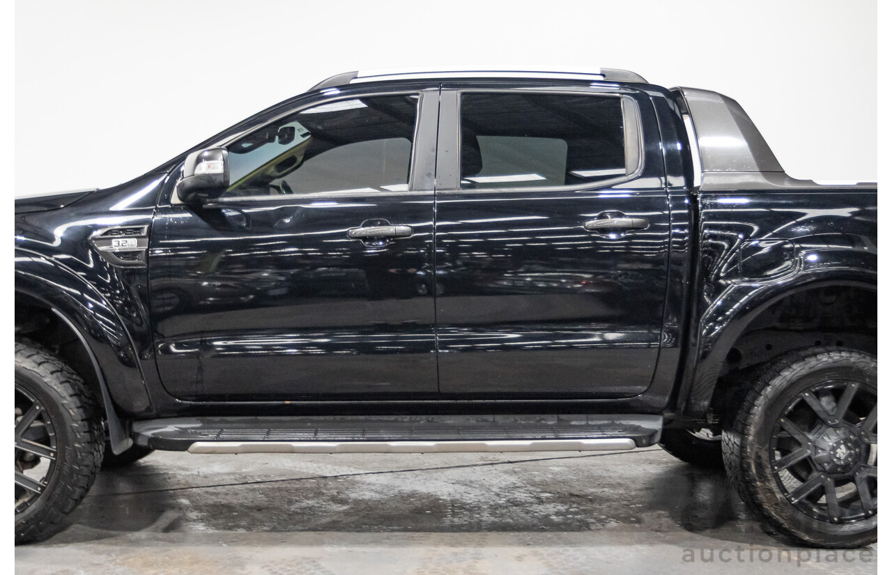 01/2018 Ford Ranger WILDTRAK 3.2 (4x4) PX MKII MY18 Dual Cab P/Up Shadow Black Turbo Diesel 3.2L