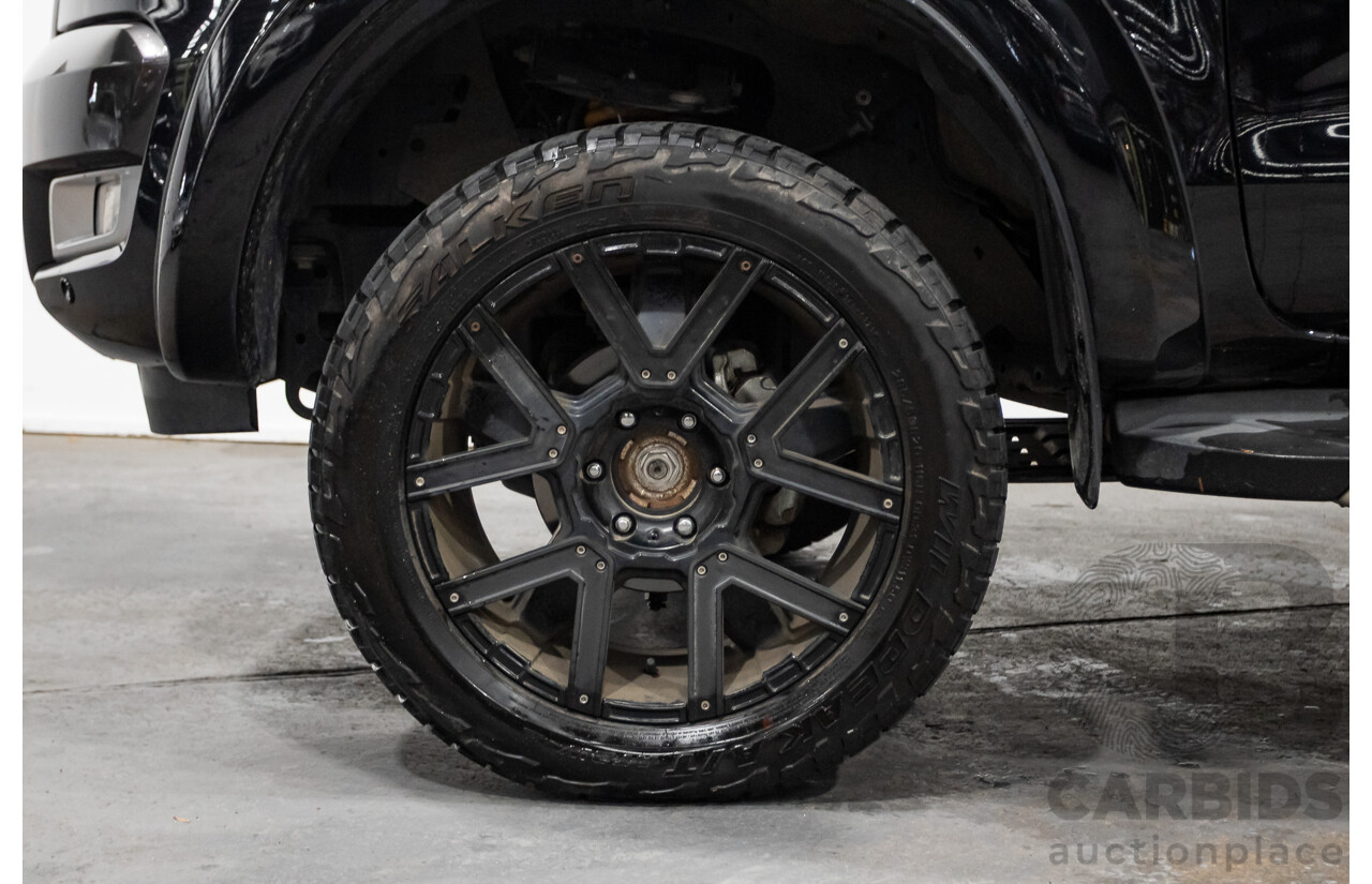01/2018 Ford Ranger WILDTRAK 3.2 (4x4) PX MKII MY18 Dual Cab P/Up Shadow Black Turbo Diesel 3.2L