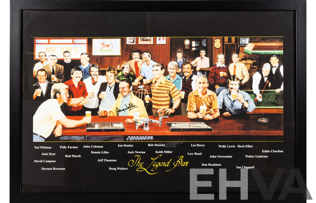 Legend Bar - Print of Iconic Australian Sporting Legends