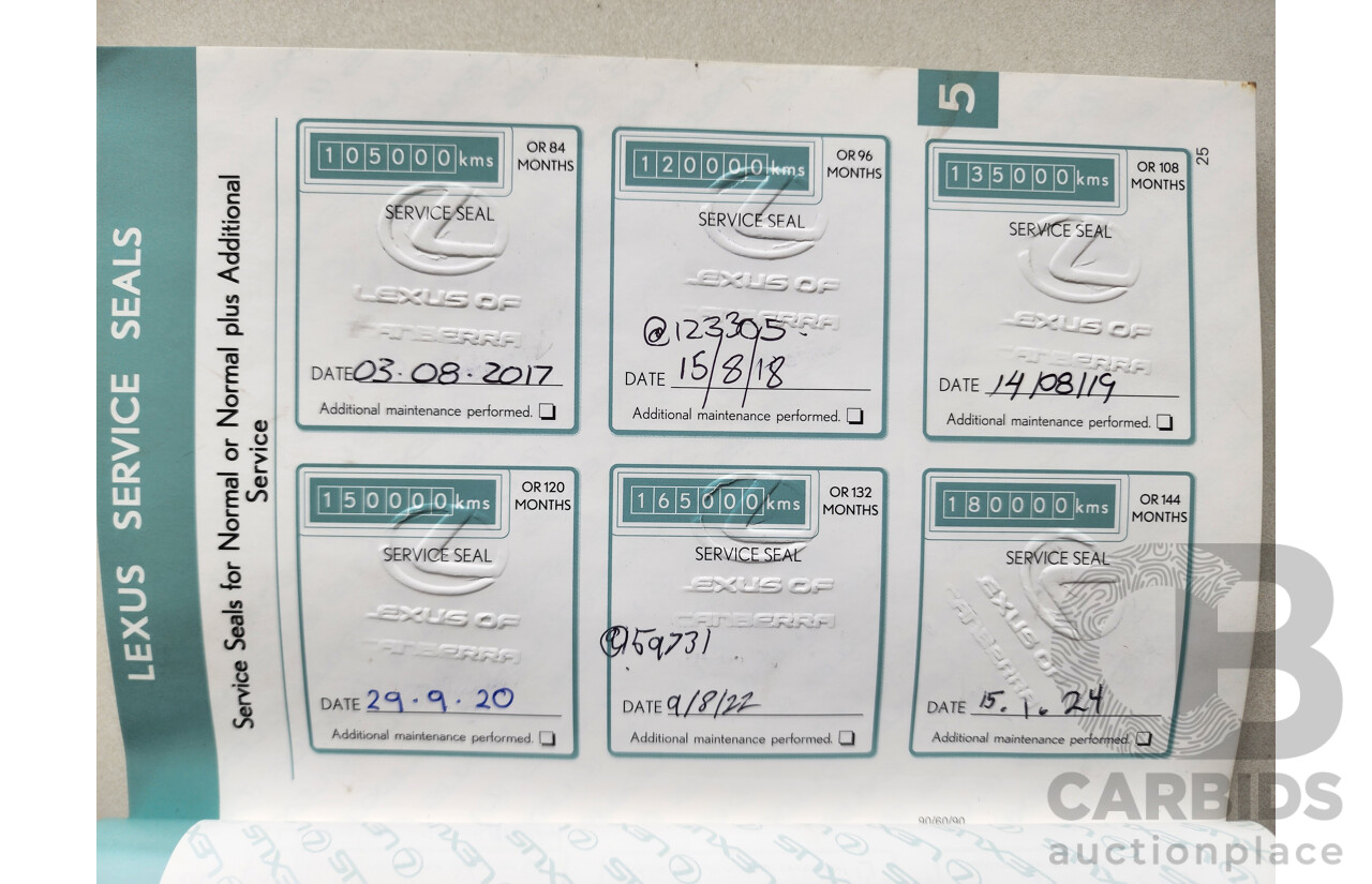 6/2007 Lexus Rx350 Sports Luxury GSU35R 07 UPGRADE 4d Wagon Purple 3.5L