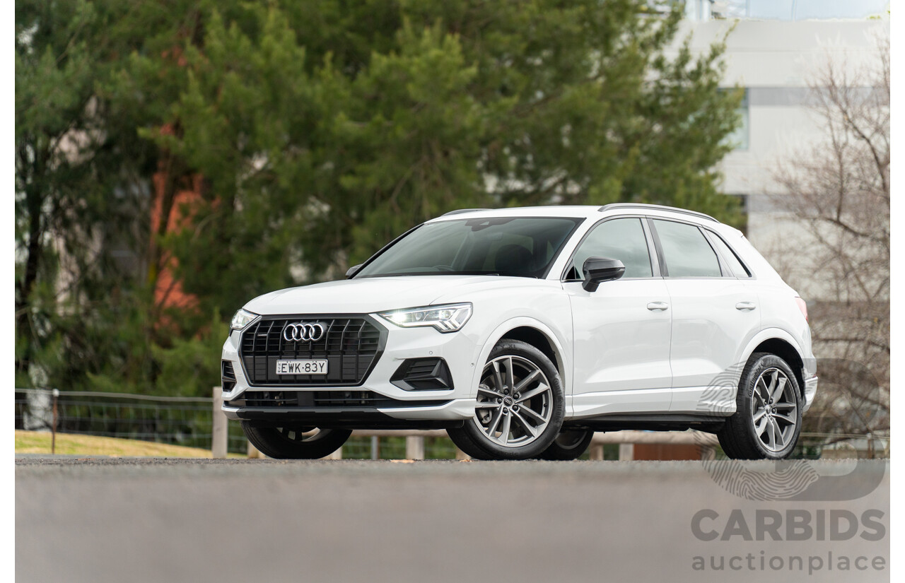 11/2022 Audi Q3 40 TFSI Quattro (AWD) F3 MY23 4d Wagon Glacier White Metallic Turbo 2.0L