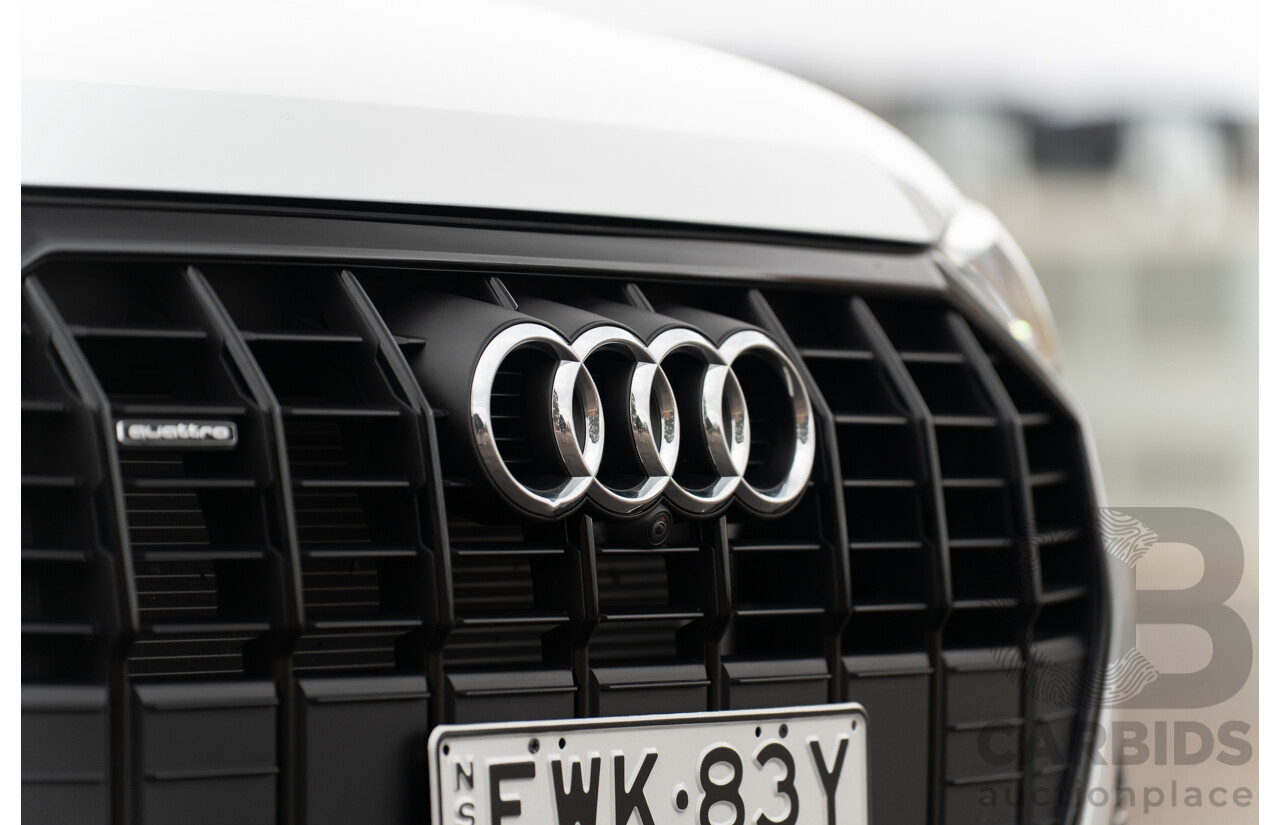 11/2022 Audi Q3 40 TFSI Quattro (AWD) F3 MY23 4d Wagon Glacier White Metallic Turbo 2.0L