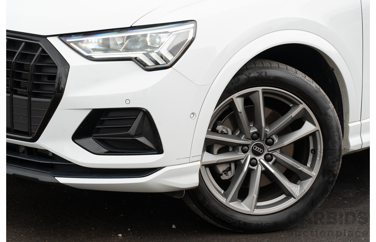 11/2022 Audi Q3 40 TFSI Quattro (AWD) F3 MY23 4d Wagon Glacier White Metallic Turbo 2.0L