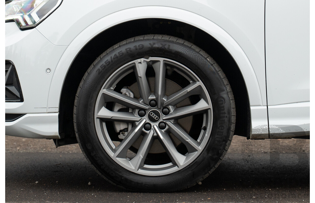 11/2022 Audi Q3 40 TFSI Quattro (AWD) F3 MY23 4d Wagon Glacier White Metallic Turbo 2.0L