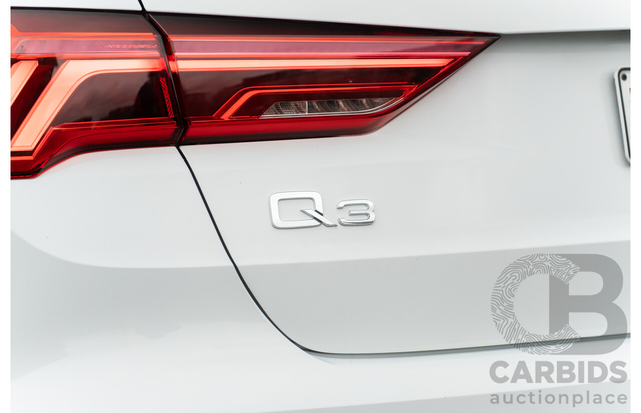 11/2022 Audi Q3 40 TFSI Quattro (AWD) F3 MY23 4d Wagon Glacier White Metallic Turbo 2.0L