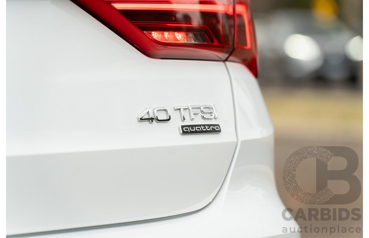 11/2022 Audi Q3 40 TFSI Quattro (AWD) F3 MY23 4d Wagon Glacier White Metallic Turbo 2.0L