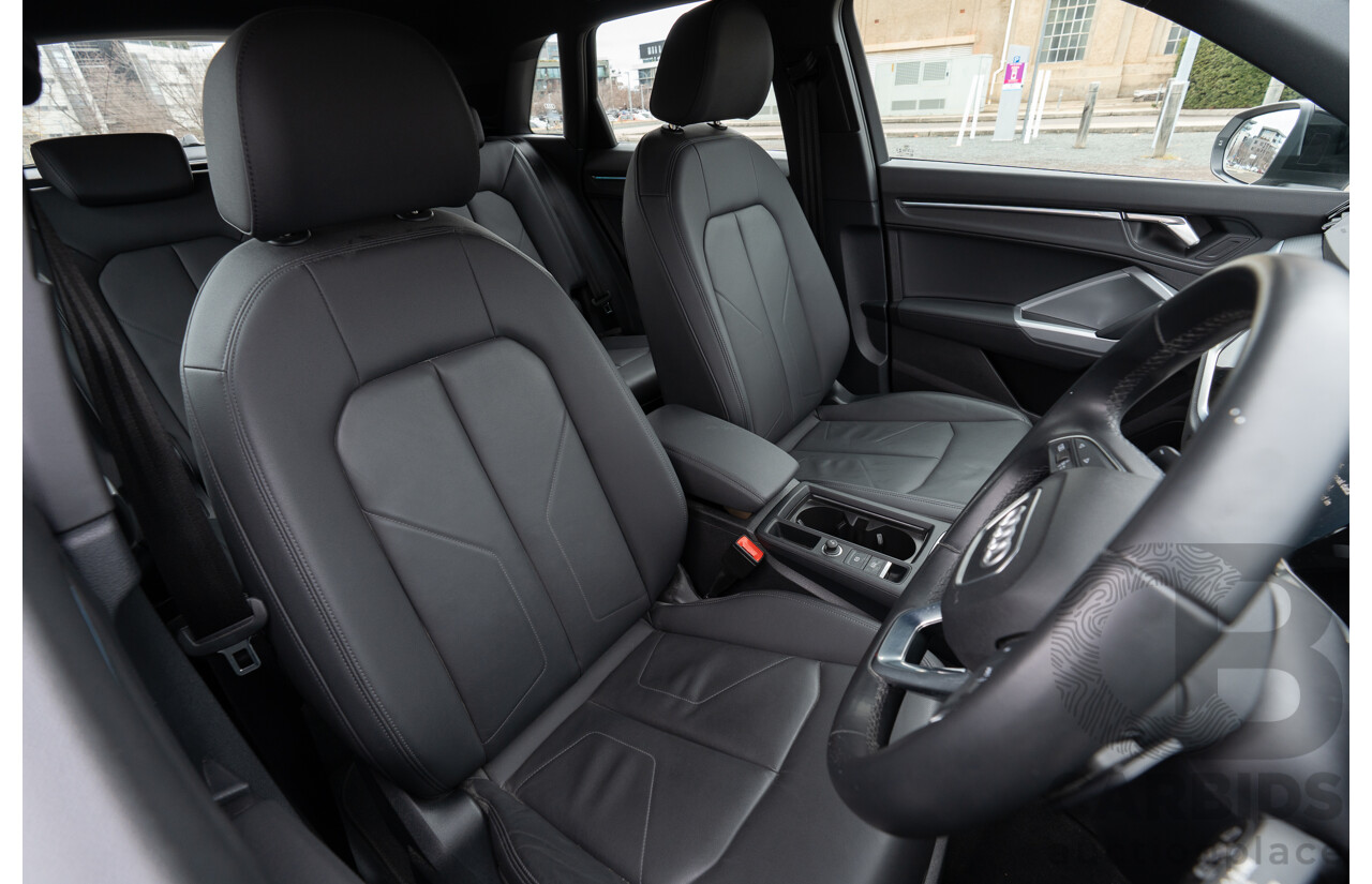 11/2022 Audi Q3 40 TFSI Quattro (AWD) F3 MY23 4d Wagon Glacier White Metallic Turbo 2.0L