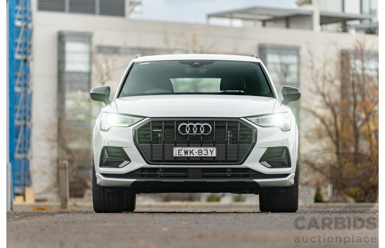 11/2022 Audi Q3 40 TFSI Quattro (AWD) F3 MY23 4d Wagon Glacier White Metallic Turbo 2.0L