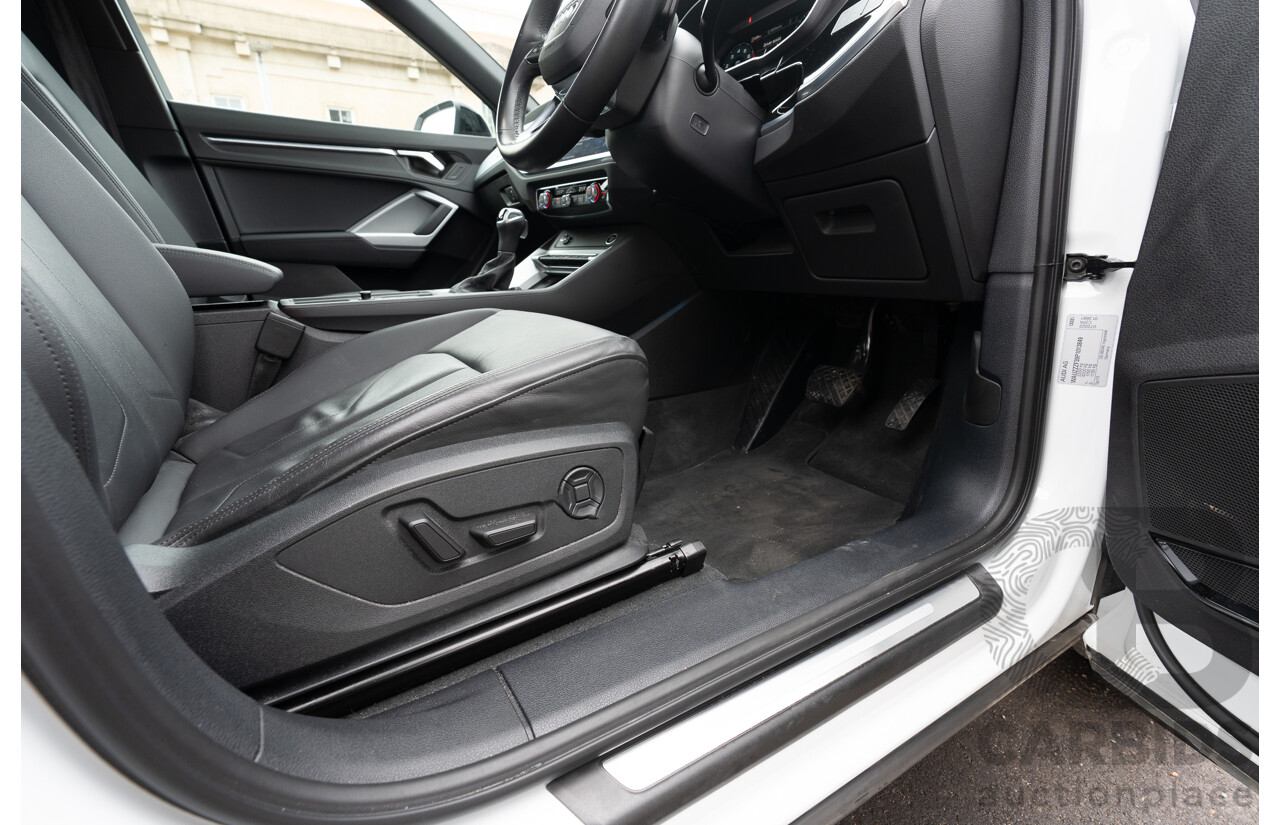 11/2022 Audi Q3 40 TFSI Quattro (AWD) F3 MY23 4d Wagon Glacier White Metallic Turbo 2.0L