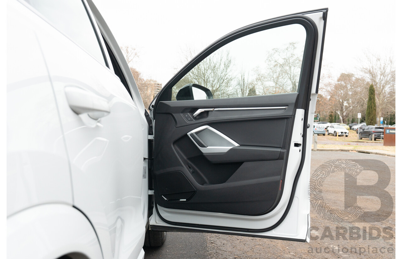 11/2022 Audi Q3 40 TFSI Quattro (AWD) F3 MY23 4d Wagon Glacier White Metallic Turbo 2.0L