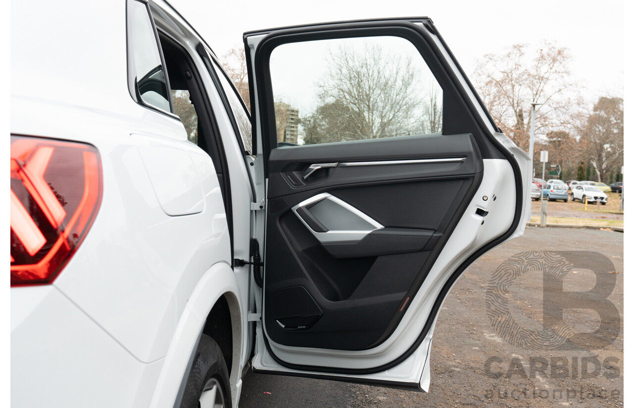 11/2022 Audi Q3 40 TFSI Quattro (AWD) F3 MY23 4d Wagon Glacier White Metallic Turbo 2.0L