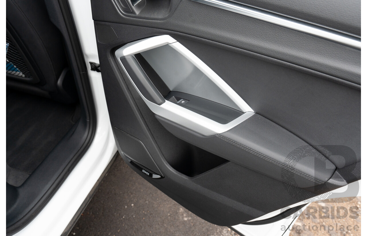 11/2022 Audi Q3 40 TFSI Quattro (AWD) F3 MY23 4d Wagon Glacier White Metallic Turbo 2.0L