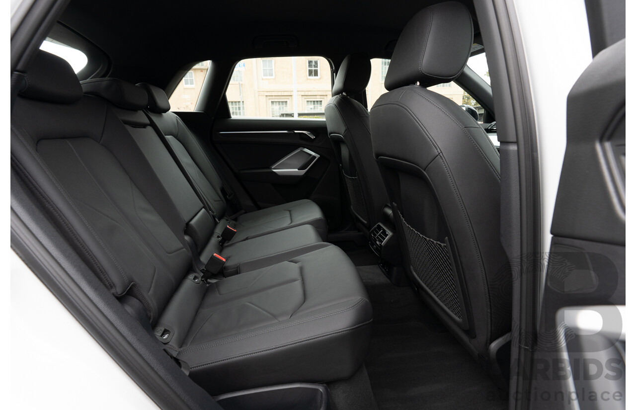 11/2022 Audi Q3 40 TFSI Quattro (AWD) F3 MY23 4d Wagon Glacier White Metallic Turbo 2.0L