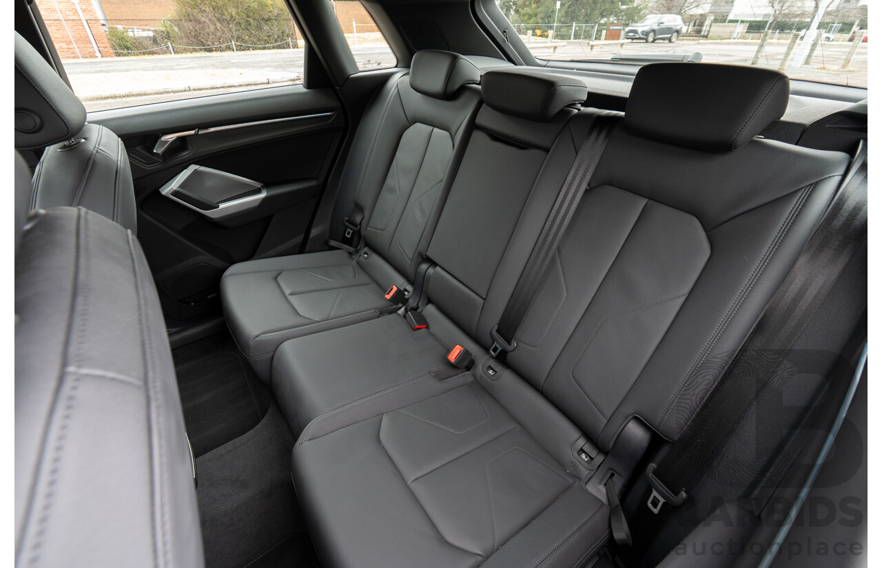 11/2022 Audi Q3 40 TFSI Quattro (AWD) F3 MY23 4d Wagon Glacier White Metallic Turbo 2.0L