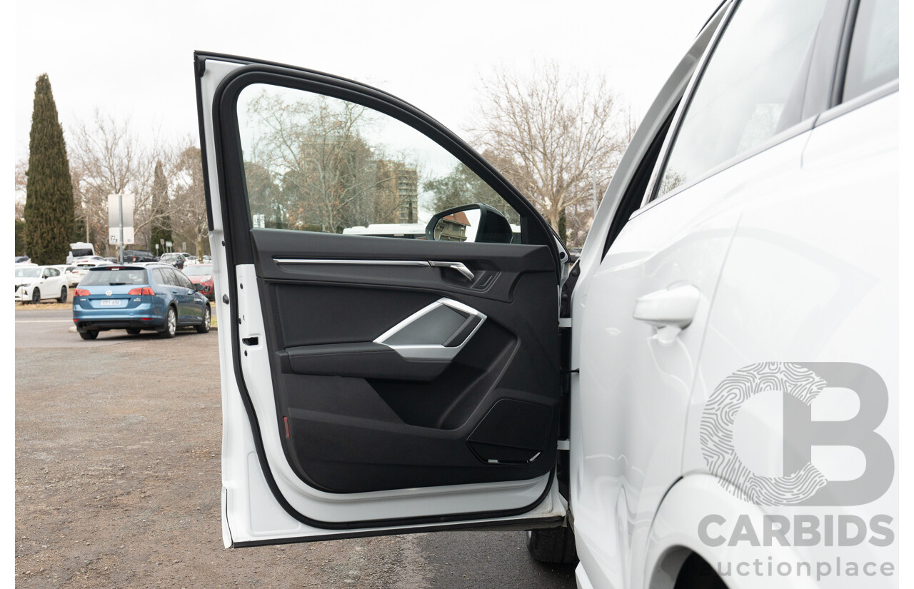 11/2022 Audi Q3 40 TFSI Quattro (AWD) F3 MY23 4d Wagon Glacier White Metallic Turbo 2.0L