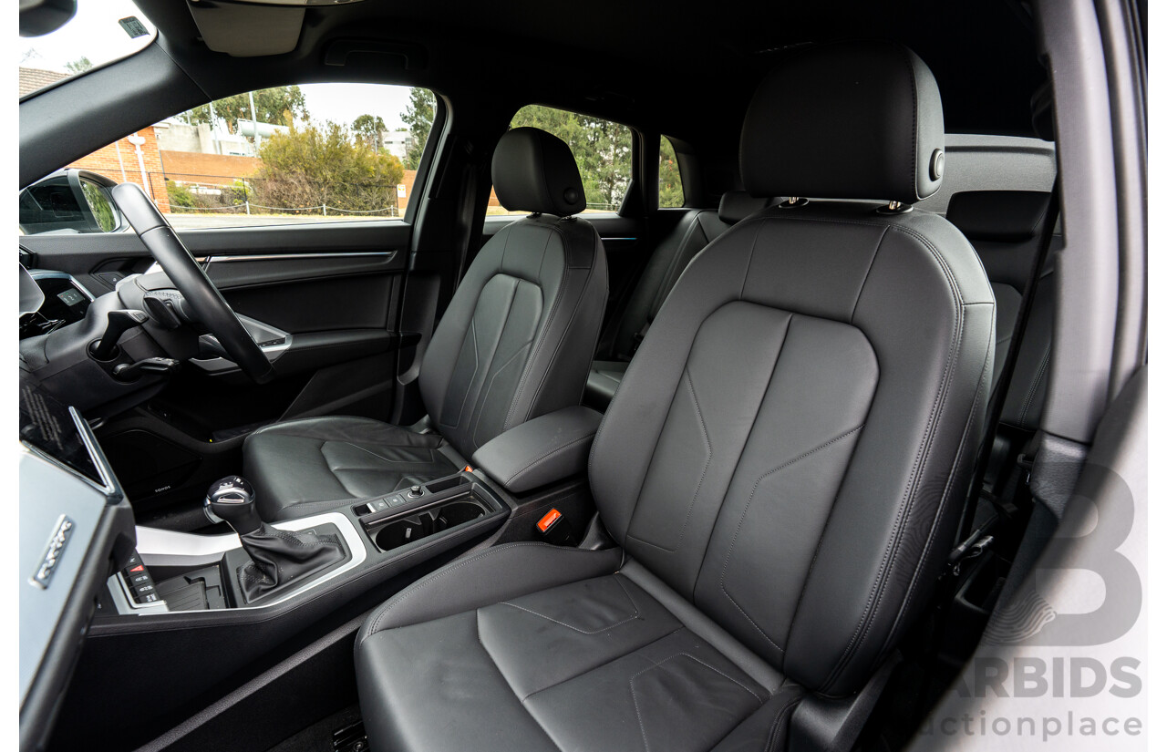 11/2022 Audi Q3 40 TFSI Quattro (AWD) F3 MY23 4d Wagon Glacier White Metallic Turbo 2.0L