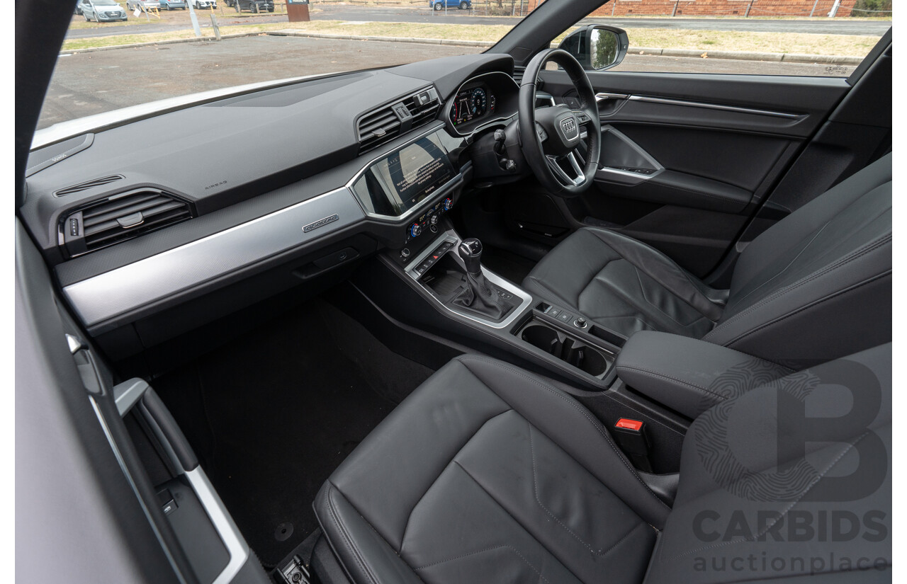 11/2022 Audi Q3 40 TFSI Quattro (AWD) F3 MY23 4d Wagon Glacier White Metallic Turbo 2.0L