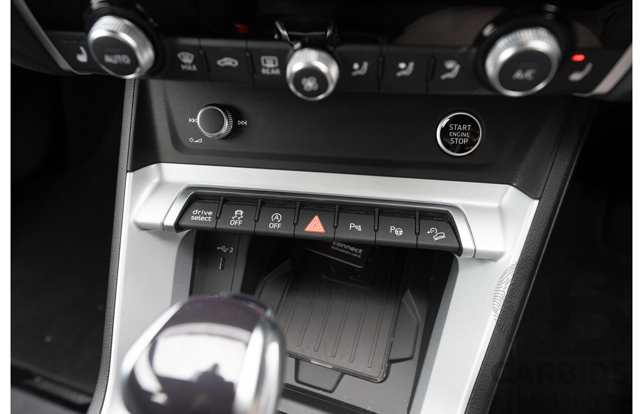 11/2022 Audi Q3 40 TFSI Quattro (AWD) F3 MY23 4d Wagon Glacier White Metallic Turbo 2.0L