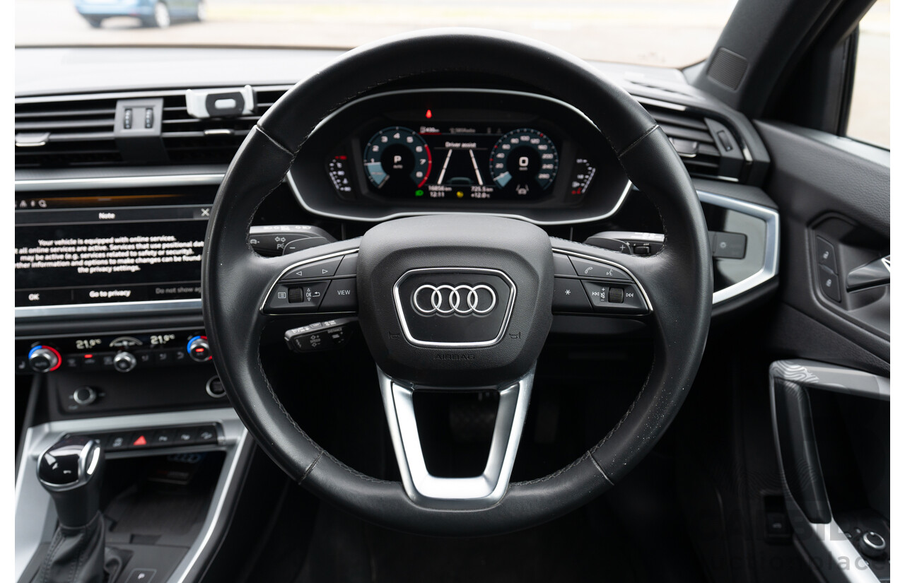 11/2022 Audi Q3 40 TFSI Quattro (AWD) F3 MY23 4d Wagon Glacier White Metallic Turbo 2.0L