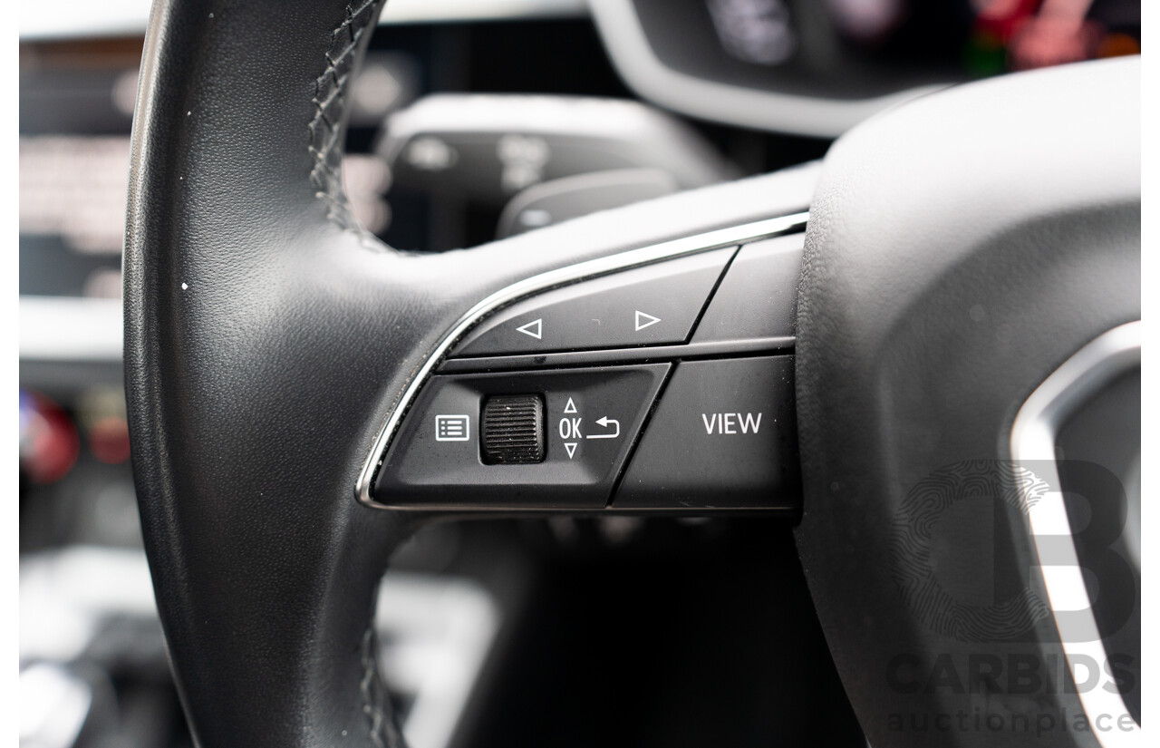 11/2022 Audi Q3 40 TFSI Quattro (AWD) F3 MY23 4d Wagon Glacier White Metallic Turbo 2.0L