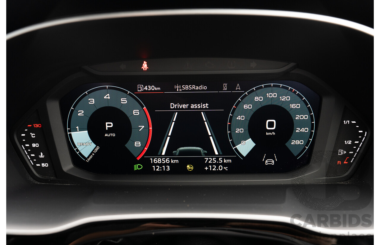 11/2022 Audi Q3 40 TFSI Quattro (AWD) F3 MY23 4d Wagon Glacier White Metallic Turbo 2.0L