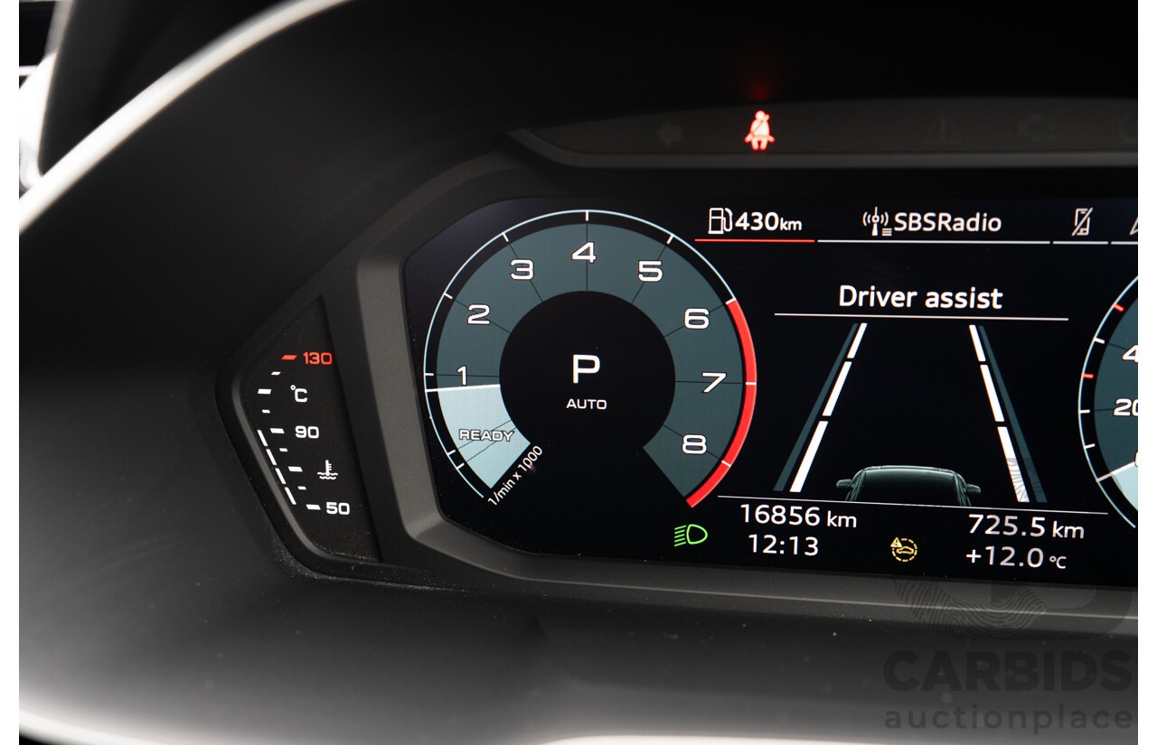 11/2022 Audi Q3 40 TFSI Quattro (AWD) F3 MY23 4d Wagon Glacier White Metallic Turbo 2.0L