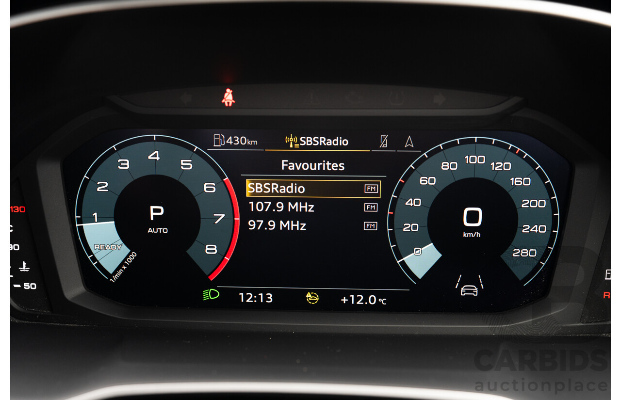 11/2022 Audi Q3 40 TFSI Quattro (AWD) F3 MY23 4d Wagon Glacier White Metallic Turbo 2.0L