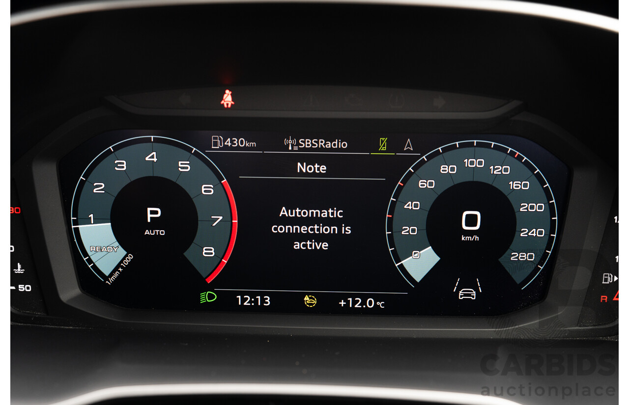 11/2022 Audi Q3 40 TFSI Quattro (AWD) F3 MY23 4d Wagon Glacier White Metallic Turbo 2.0L