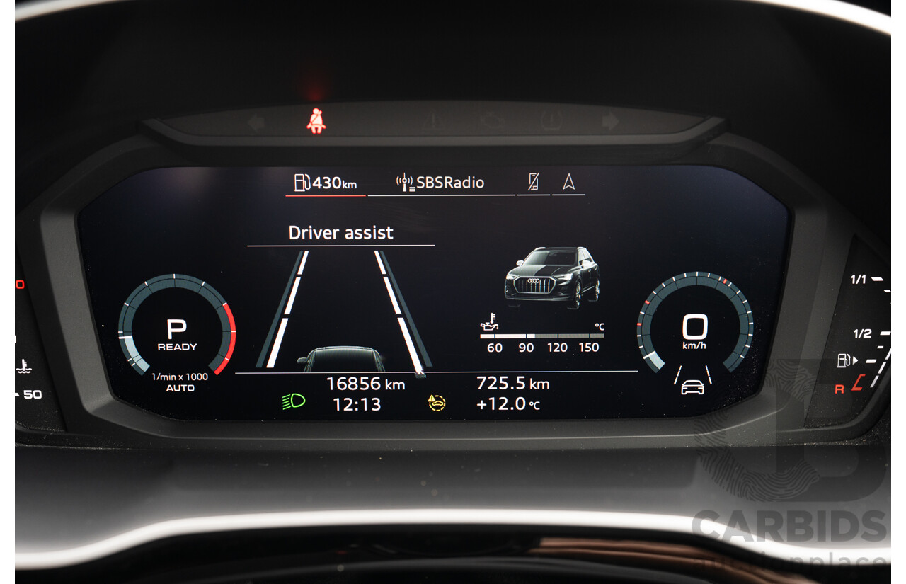 11/2022 Audi Q3 40 TFSI Quattro (AWD) F3 MY23 4d Wagon Glacier White Metallic Turbo 2.0L