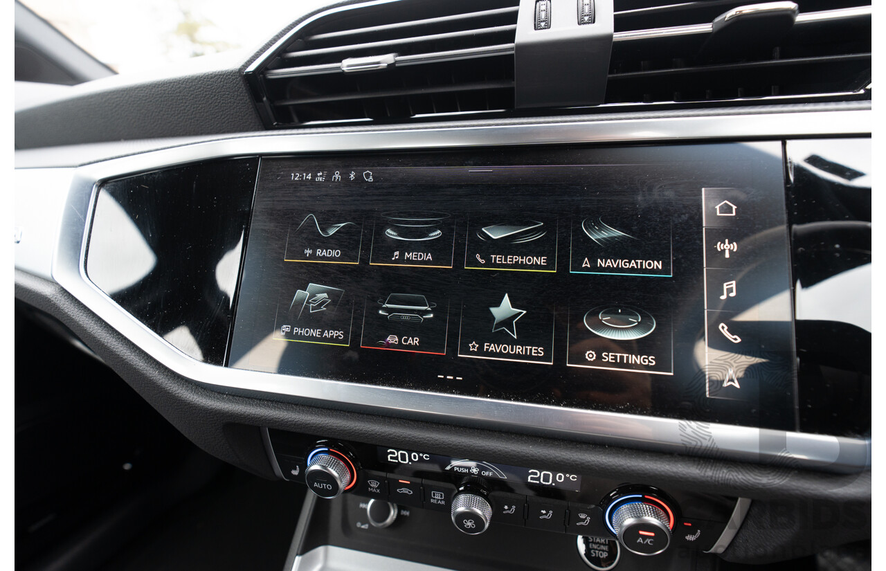 11/2022 Audi Q3 40 TFSI Quattro (AWD) F3 MY23 4d Wagon Glacier White Metallic Turbo 2.0L