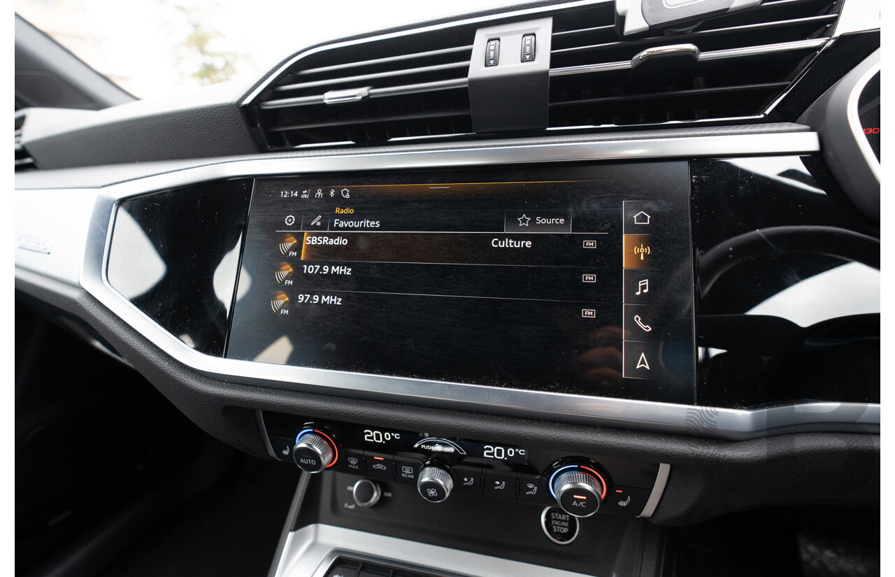 11/2022 Audi Q3 40 TFSI Quattro (AWD) F3 MY23 4d Wagon Glacier White Metallic Turbo 2.0L