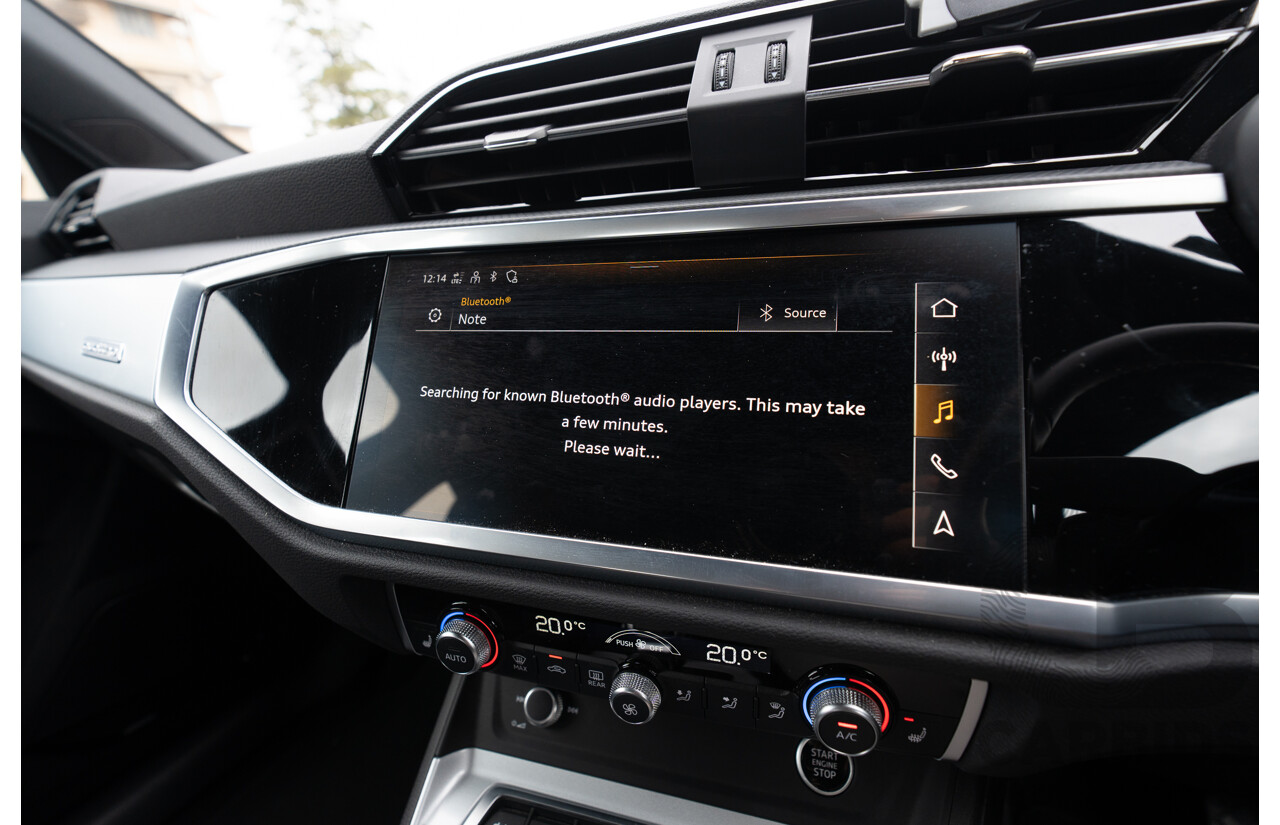 11/2022 Audi Q3 40 TFSI Quattro (AWD) F3 MY23 4d Wagon Glacier White Metallic Turbo 2.0L