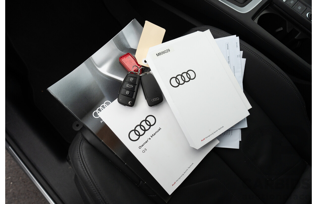 11/2022 Audi Q3 40 TFSI Quattro (AWD) F3 MY23 4d Wagon Glacier White Metallic Turbo 2.0L