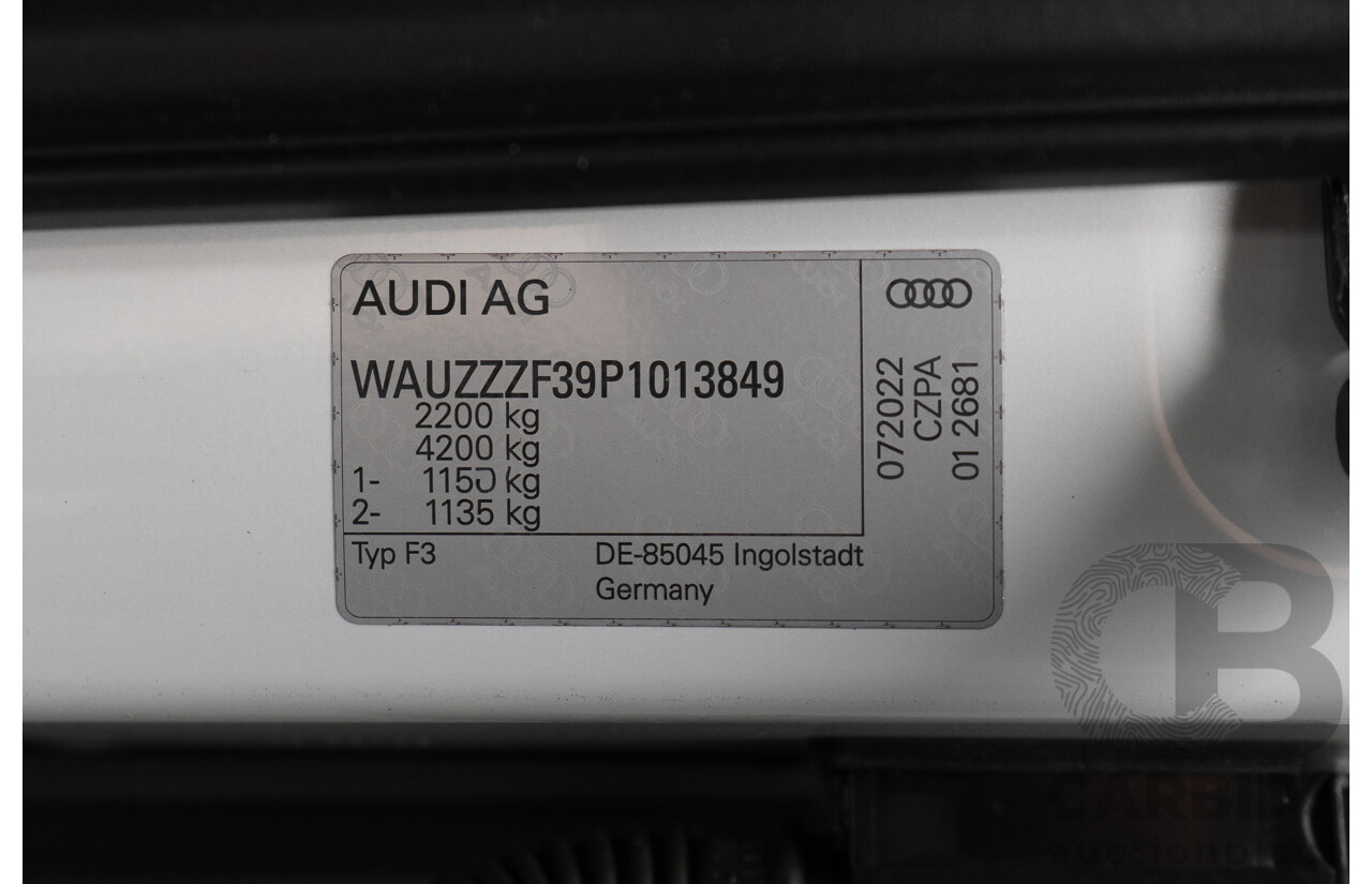 11/2022 Audi Q3 40 TFSI Quattro (AWD) F3 MY23 4d Wagon Glacier White Metallic Turbo 2.0L