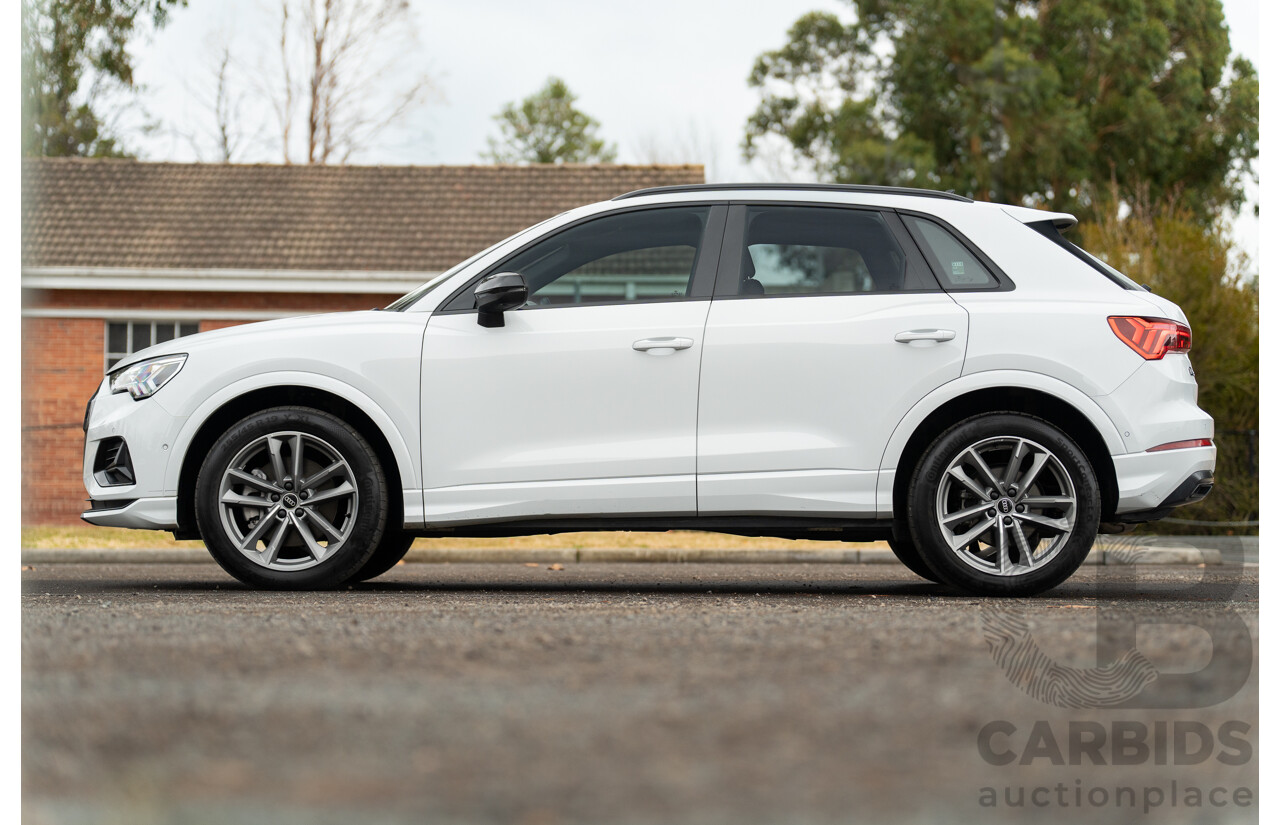 11/2022 Audi Q3 40 TFSI Quattro (AWD) F3 MY23 4d Wagon Glacier White Metallic Turbo 2.0L